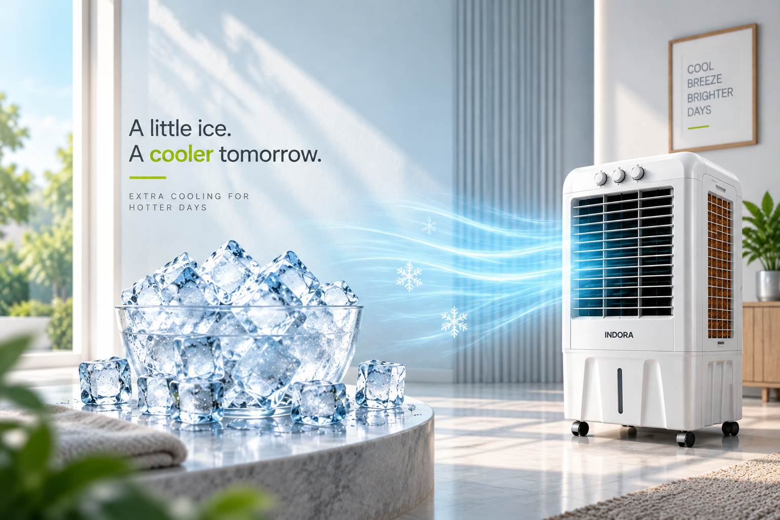 Adding more ice always makes it much colder.