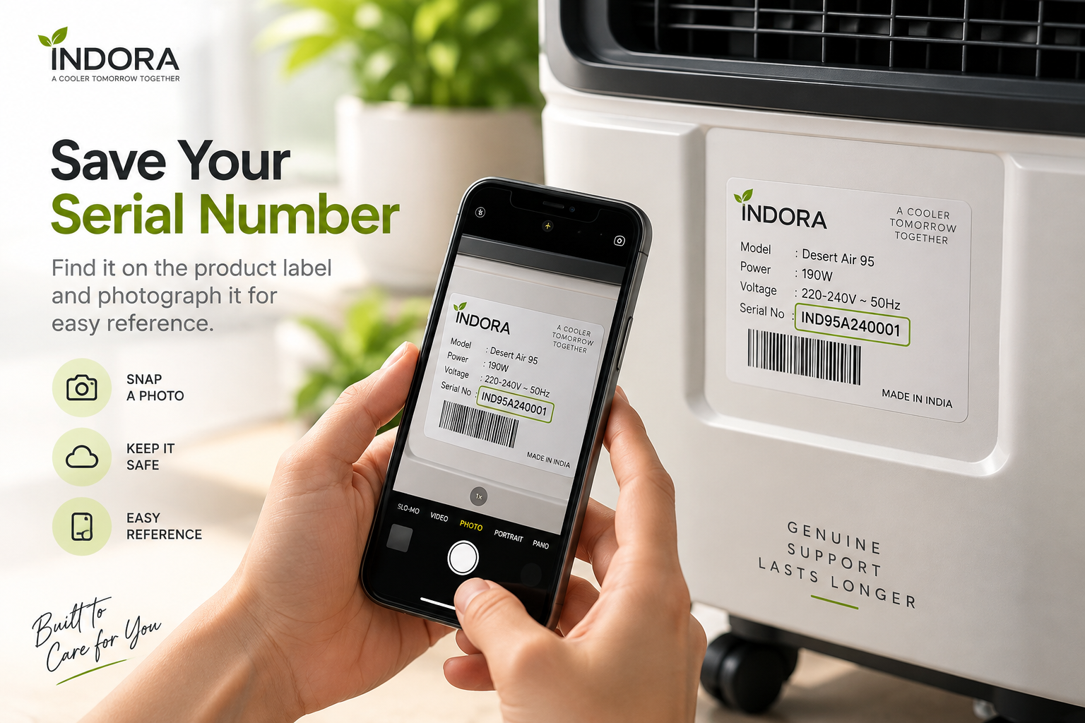 Save your serial number