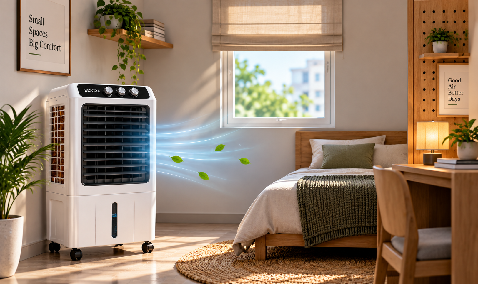Indora air cooler for smaller rooms