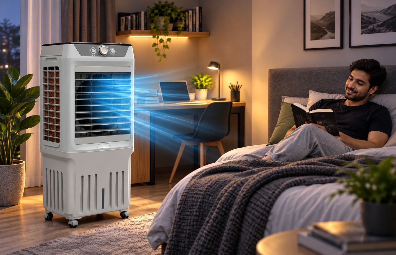 INDORA NIRA 65 Litre Personal Air Cooler for Study Room