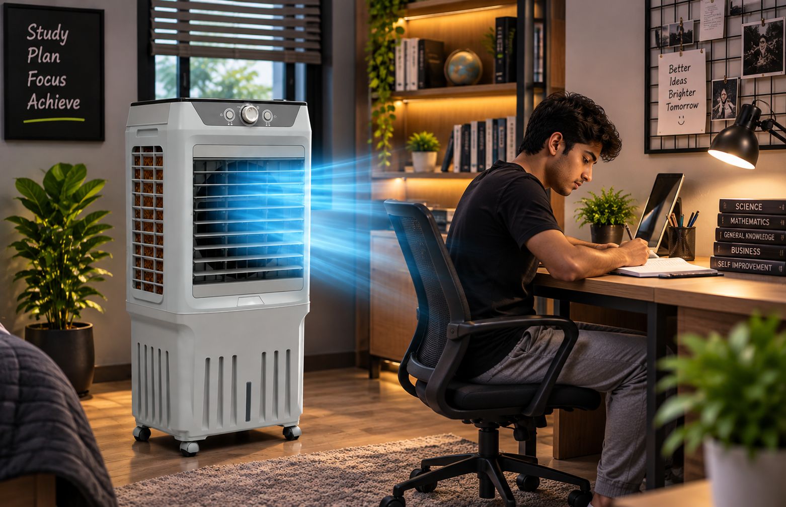 INDORA NIRA 65 Litre Personal Air Cooler for Study Room