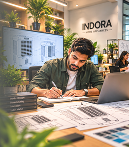 INDORA team member working