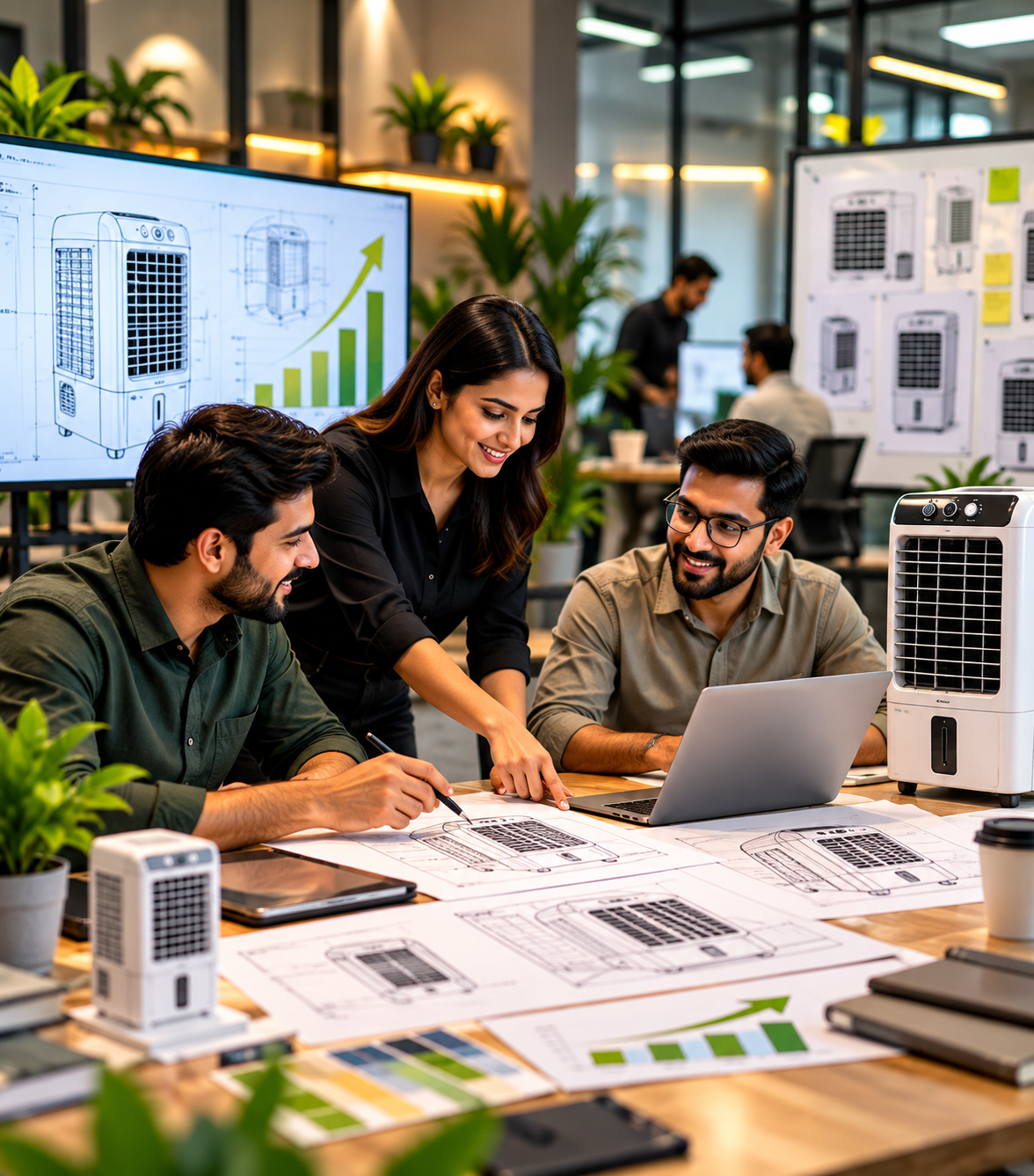 INDORA cooler and product development