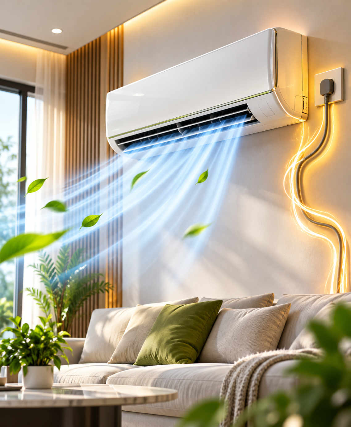 Air conditioner with higher electricity consumption