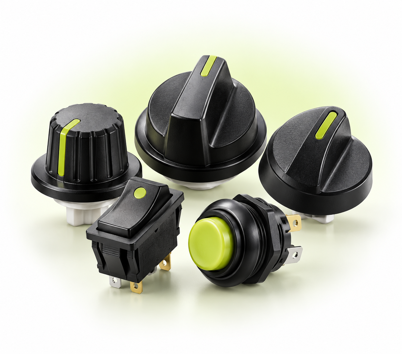 INDORA Control Knobs and Switches